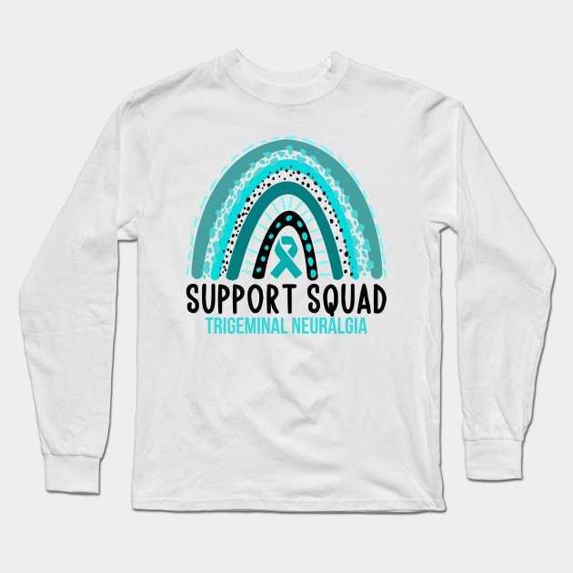 Trigeminal neuralgia support squad - trigeminal neuralgia warrior Long Sleeve T-Shirt by MerchByThisGuy